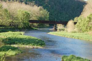 View from Blackwell Bridge