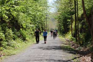 Couple on Rail Trail