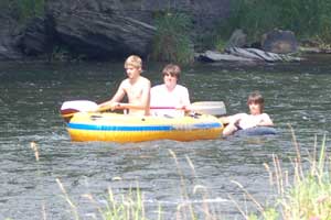 Rafters on Pine Creek